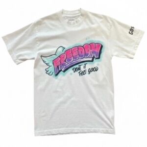 Simple Gospel Justin Bieber graphic air brush short sleeve T shirt small NWOT!